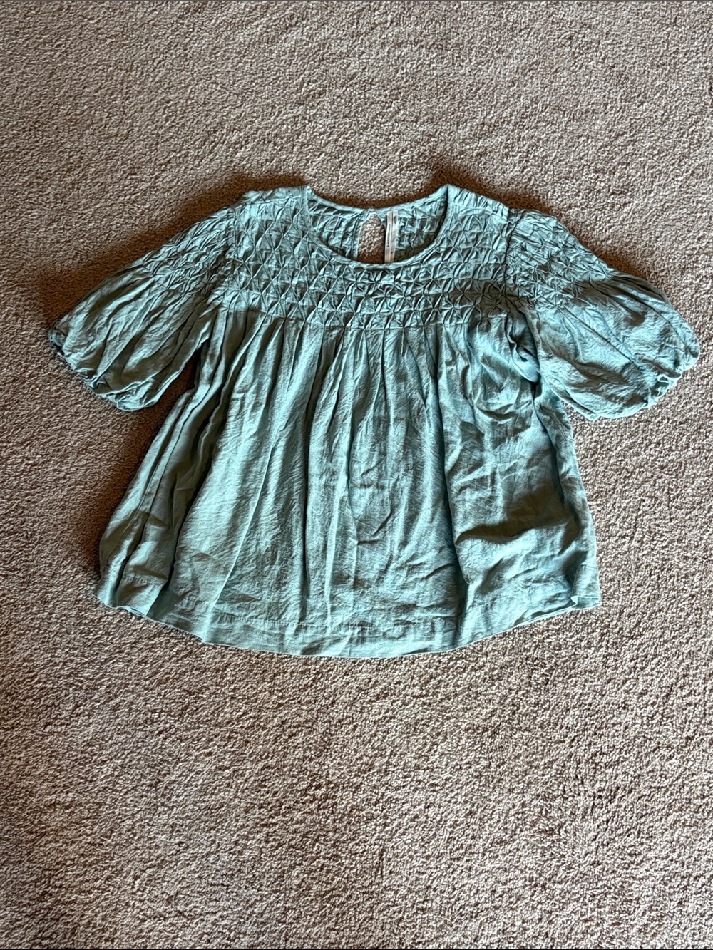Anthropologie smock yoke top size XS